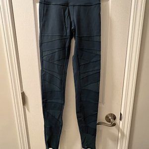 Lululemon Wunder Under Pant (High-Rise) *Tech Mesh 28", Dark Marine, Size 4